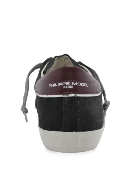 Sneakerși Philippe Model Paris din piele de căprioară negru