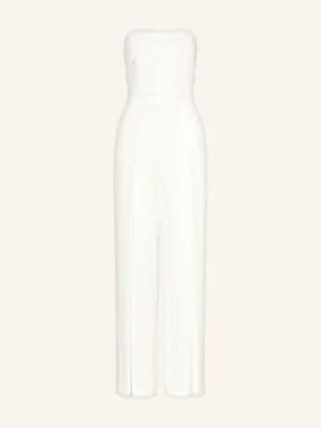 Overal Comma s odhalenými rameny bílý