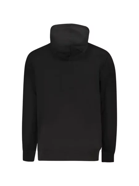 Hanorac cu glugă Tommy Hilfiger cu imagine negru