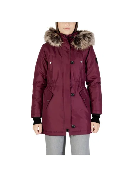 Geacă parka Only roșu
