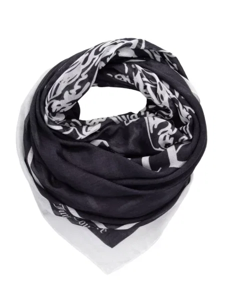 Juicy Couture Fular HLLYH negru alb