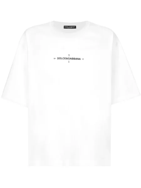 Tricou Dolce & Gabbana cu imagine alb