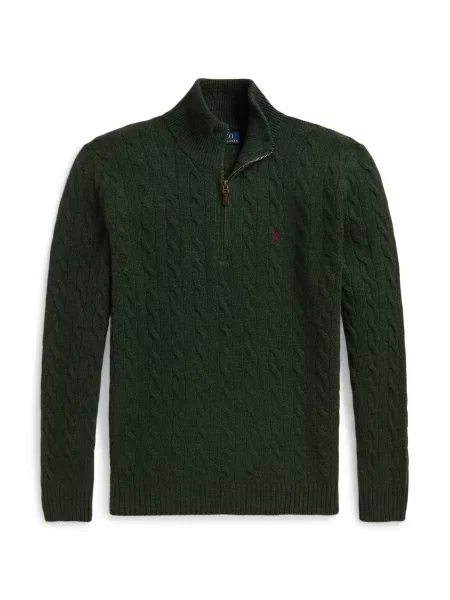 Polo Ralph Lauren pulover pentru bărbați din lână verde