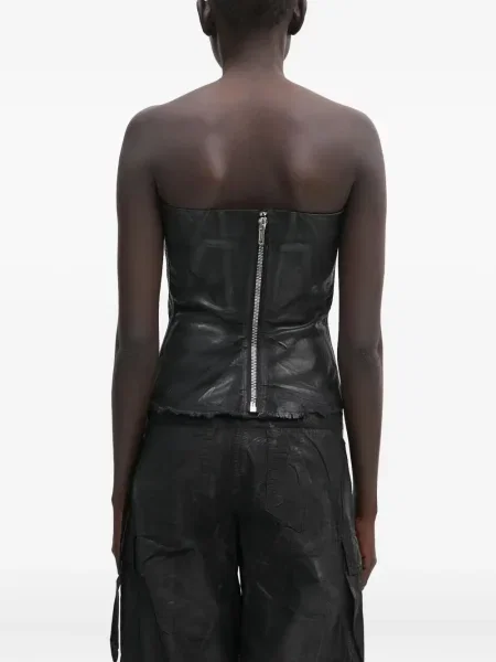 Kamizelka Rick Owens Drkshdw bez ramiączek czarna