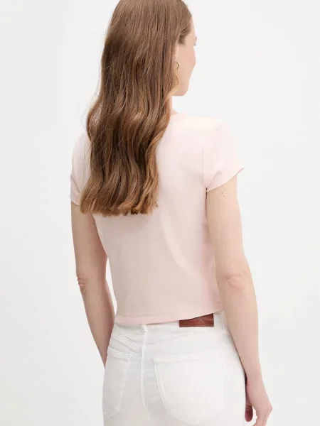 Tričko Calvin Klein Jeans růžová
