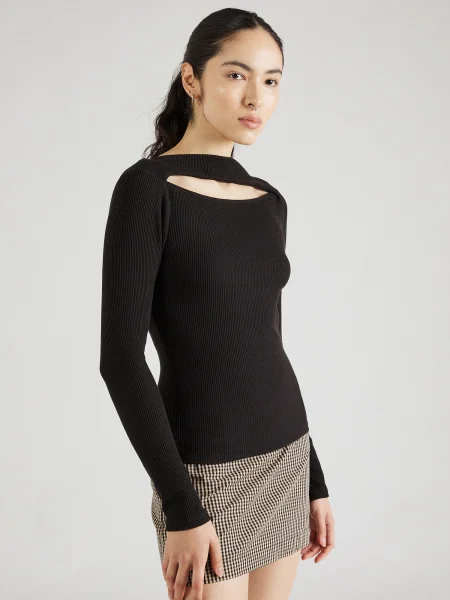 Gina Tricot Tricou negru