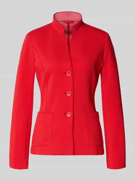 Żakiet o kroju slim fit ze stójką White Label czerwona