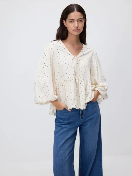 Блузка Reserved в горошек