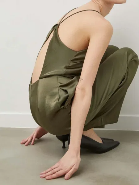 Salopetă Samsøe Samsøe verde