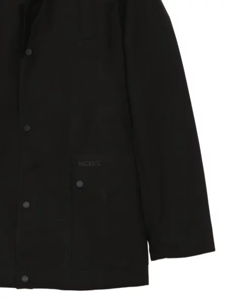 Palton Mackage cu glugă negru