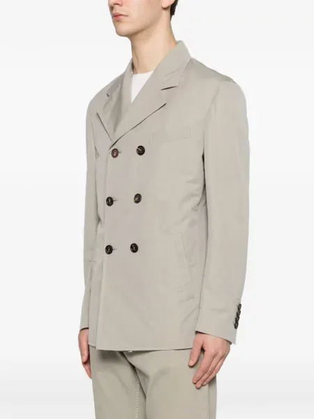 Двуреден двуредно палто Eleventy зелено