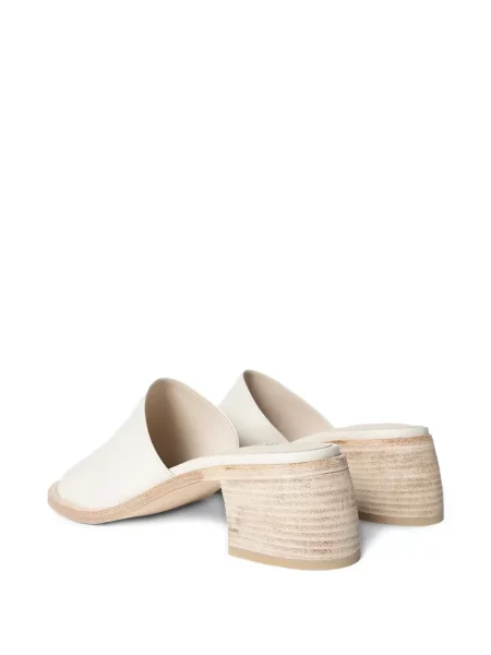 Sandale Ann Demeulemeester din piele alb