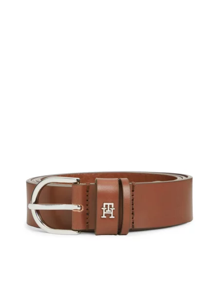 TOMMY HILFIGER Curea ESSENTIAL EFFORTLESS caramel maro