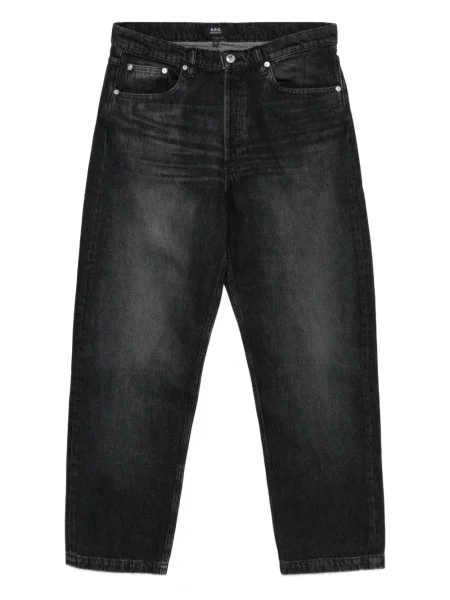Egyenes szárú farmernadrág A.p.c. fekete