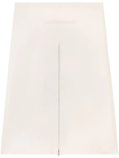 Spódnica midi Courreges do kolan z twillu