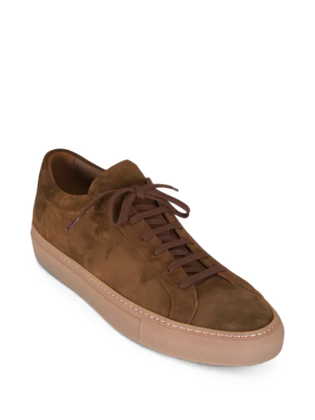 Sneakerși Common Projects din piele de căprioară maro