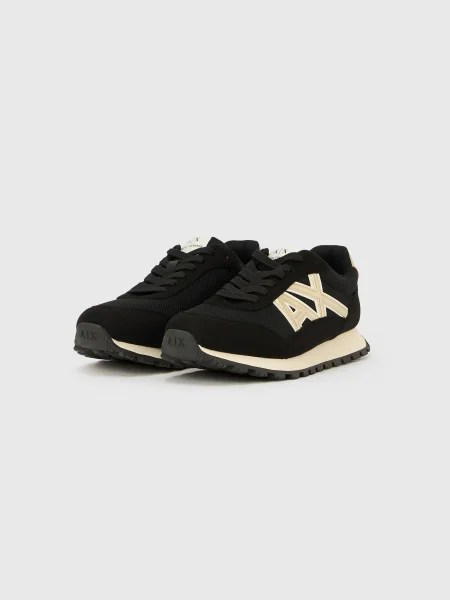 Armani Exchange sneakers negru