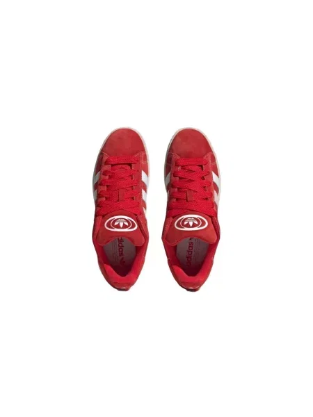 Sneakersy Adidas Campus zamszowe białe