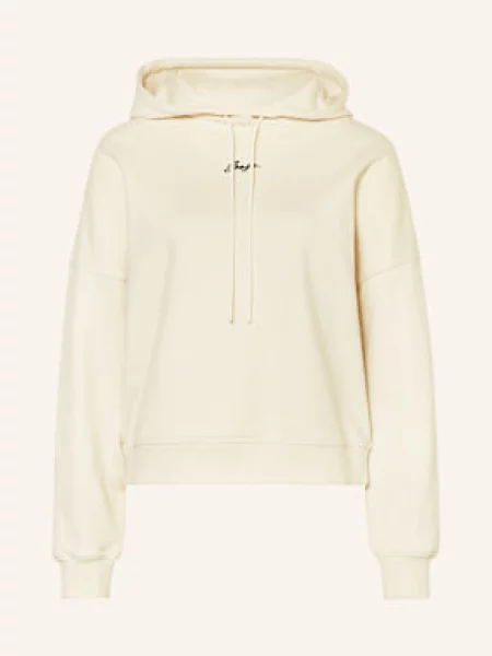 Boss Bluza Z Kapturem Ehoody beige beżowa