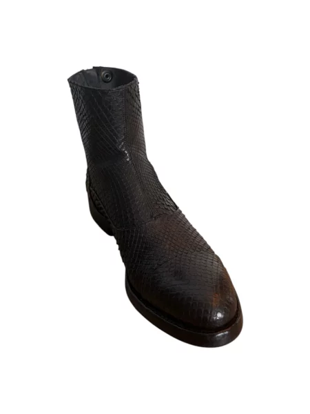 Botki Alberto Fasciani skórzane czarne