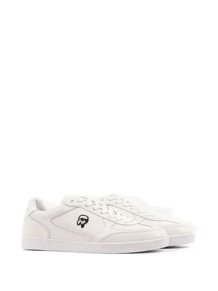 Sneakerși Karl Lagerfeld din piele alb
