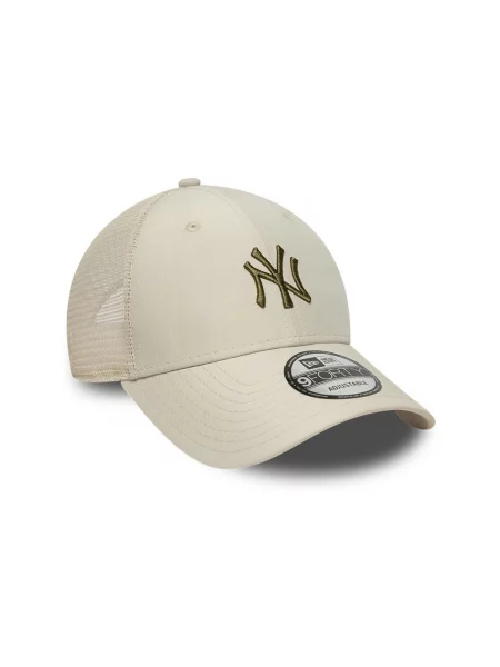 Baseball sapka New Era strasszokkal bézs