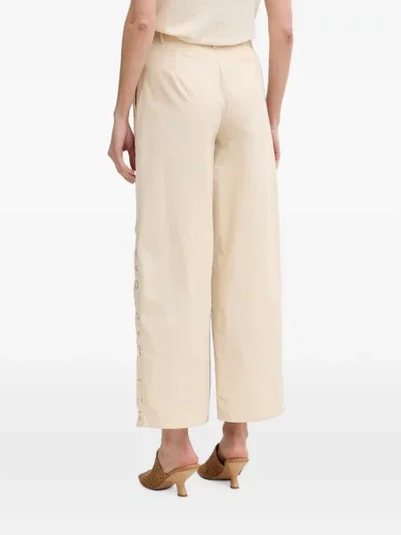 Decupat pantaloni Sisley din dantelă