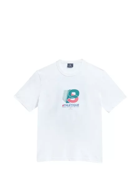 Tricou Ps Paul Smith cu imagine alb