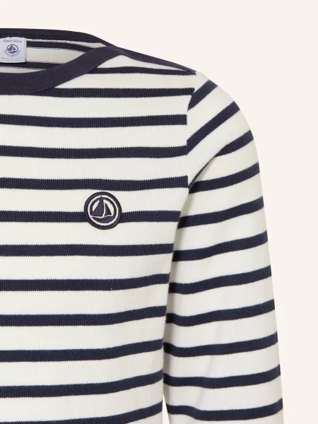 Petit Bateau Koszulka Z Długim Rękawem blau biała