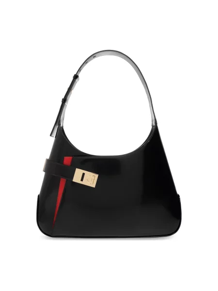 Torebka skórzana Salvatore Ferragamo skórzana czarna