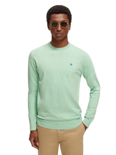 SCOTCH & SODA Pulover azuriu / verde pastel