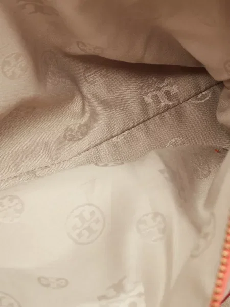 Geantă shopper Tory Burch din piele portocaliu