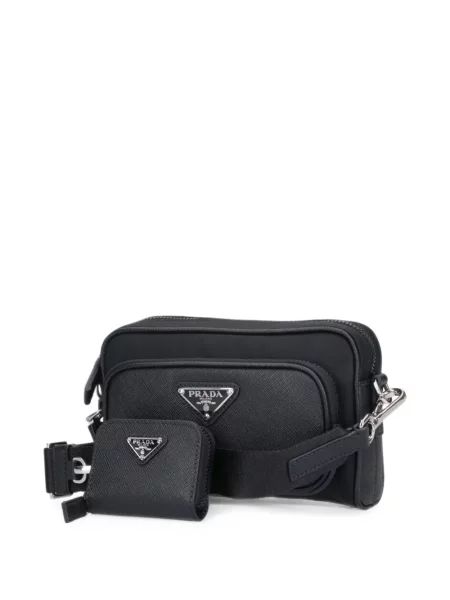 Geantă Prada cu autograf negru