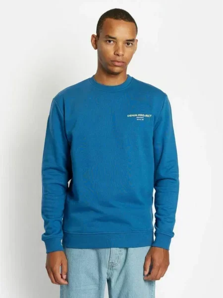 Denim Project Tričko DPMDP tmavě modrá