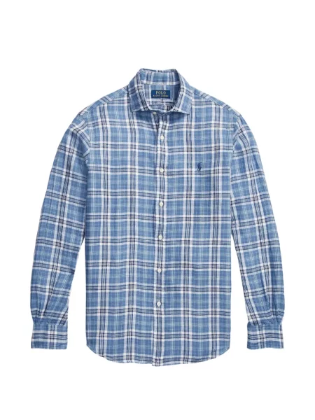 Tricou polo Polo Ralph Lauren cu glugă cu blană cu broderie roșu
