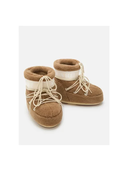 Śniegowce Moon Boot Icon Low Fleece camel brązowe
