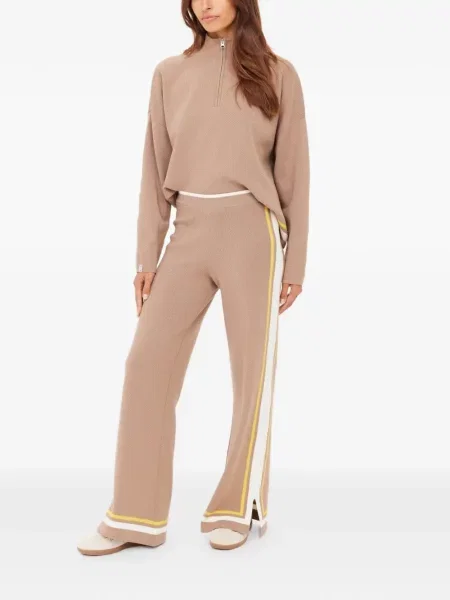 Pantaloni The Upside cu dungi alergare