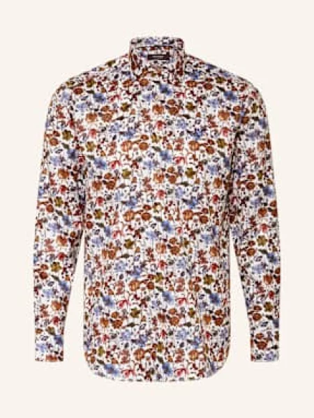 Olymp Signature Košile Signature Tailored Fit krémová/ modrá/ zelená modrá