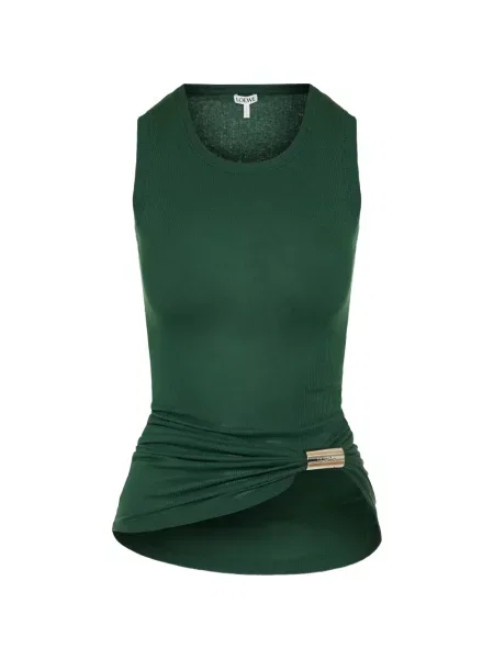 Top Loewe fără mâneci verde