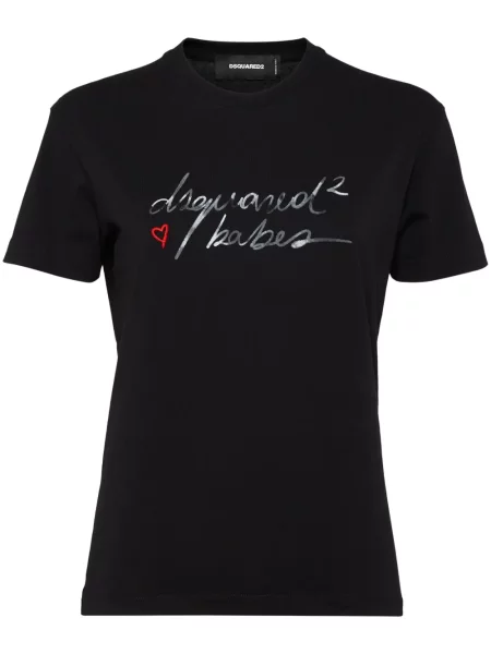 Tricou Dsquared2 cu imagine negru