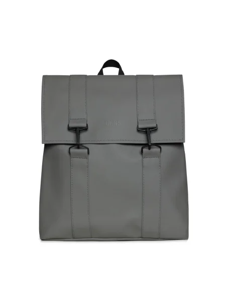 Раница Rains Backpacks голям с изчистен дизайн сиво