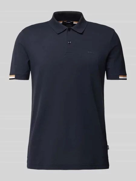 BOSS polo Parlay niebieska