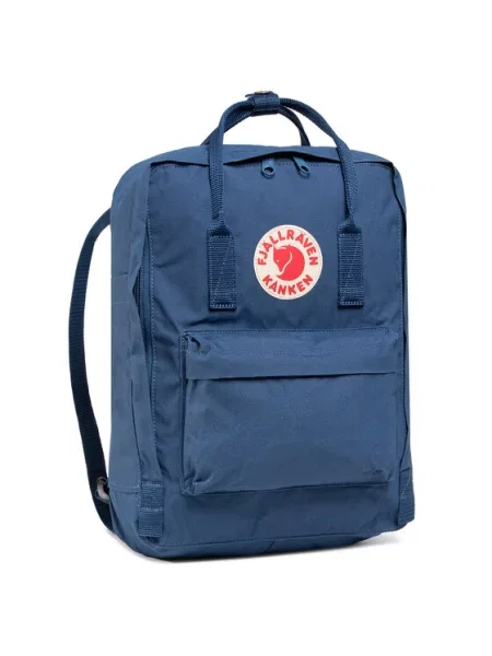 Fjallraven hátizsák Kanken sötétkék nagy nyomott mintás kék