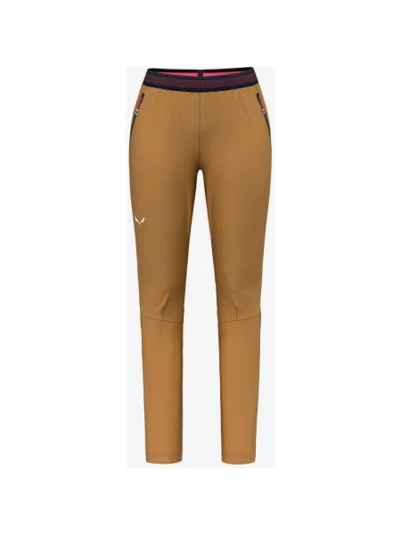 Spodnie rowerowe Salewa Pedroc 2 Durastretch Hybrid jasny 32 brązowy