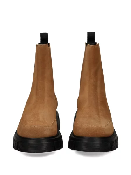 Botine Love Moschino cu imagine maro