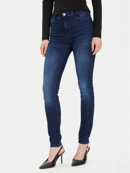 Guess Blugi Skinny Fit albastru