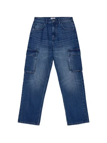 BALMOHK Pantaloni eleganți LUIS închis albastru