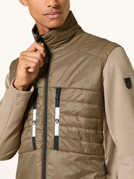 Toni Sailer Bunda Midlayer – Bunda Mario Wool béžová / šedá černá