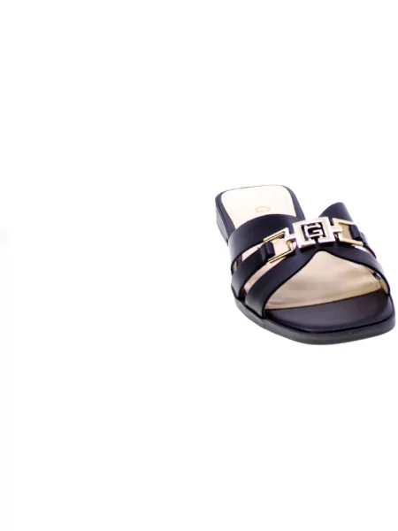Șlapi Guess din piele negru