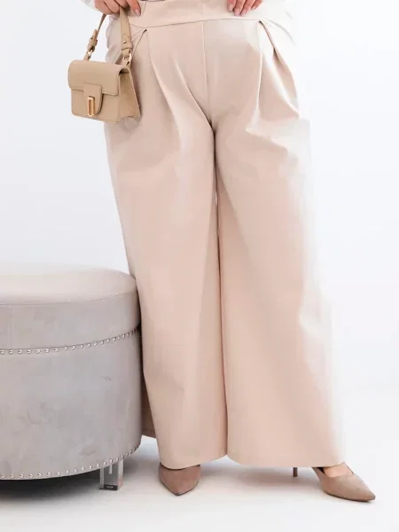 Hlače Kesi Włoski bijela